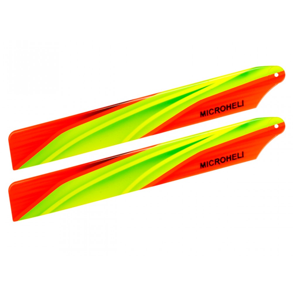 Plastic Green Straight Main Blade 135mm - BLADE 130X Plastic Green Straight Main Blade 135mm - BLADE 130X