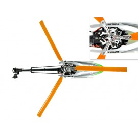 CNC Aluminum/Plastic Triple Orange Blade Conversion set - BLADE 180 CFX / 150 S / Smart CNC Aluminum/Plastic Triple Orange Blade Conversion set - BLADE 180 CFX / 150 S / Smart