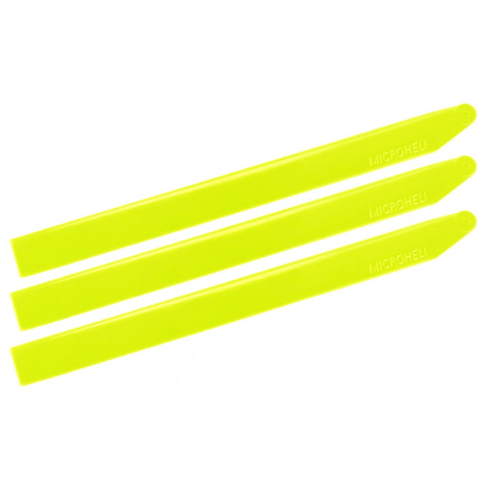 Plastic Triple Main Blade 155mm (for MH-18FX001T series) (YELLOW) Plastic Triple Main Blade 155mm (for MH-18FX001T series) (YELLOW)