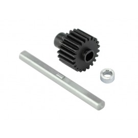 Hardened Steel Pinion Gear E 21T w/ Shaft - BLADE 180 CFX Hardened Steel Pinion Gear E 21T w/ Shaft - BLADE 180 CFX