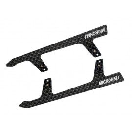 Low Profile Carbon Fiber Landing Skids "U" Style (for MH Landing Gear series) Low Profile Carbon Fiber Landing Skids "U" Style (for MH Landing Gear series)