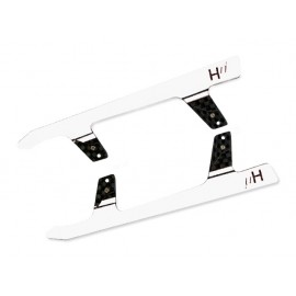 Low Profile Carbon Fiber Landing Skids "U" Style (W) (for MH Landing Gear series) Low Profile Carbon Fiber Landing Skids "U" Style (W) (for MH Landing Gear series)