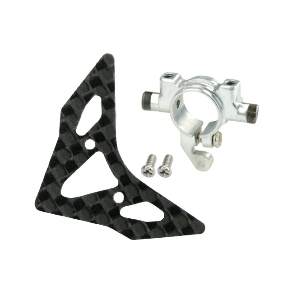 Aluminum Tail Boom Support Mount w/ Fin - BLADE 180 CFX Aluminum Tail Boom Support Mount w/ Fin - BLADE 180 CFX