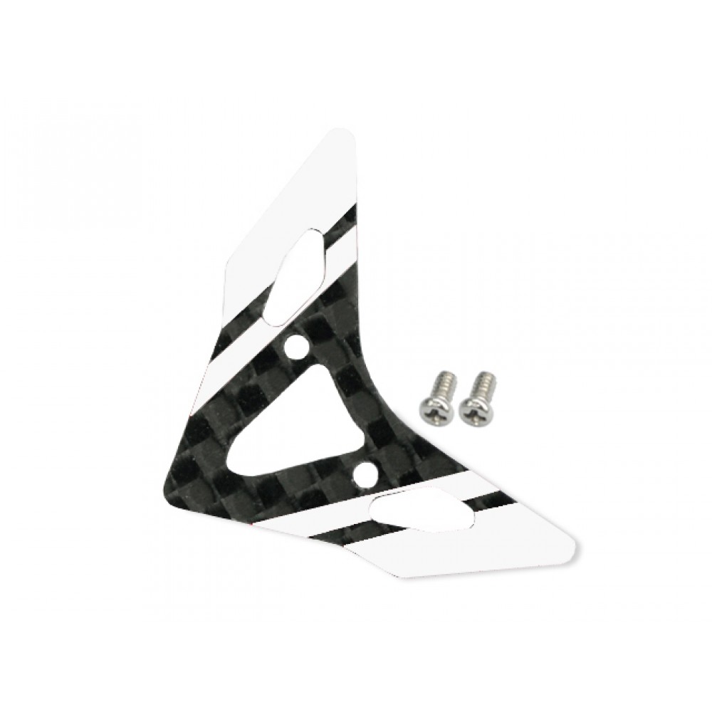 Carbon Fiber Horizontal Fin (W) (for MH Tail Boom Support Mount w/ Fin) Carbon Fiber Horizontal Fin (W) (for MH Tail Boom Support Mount w/ Fin)