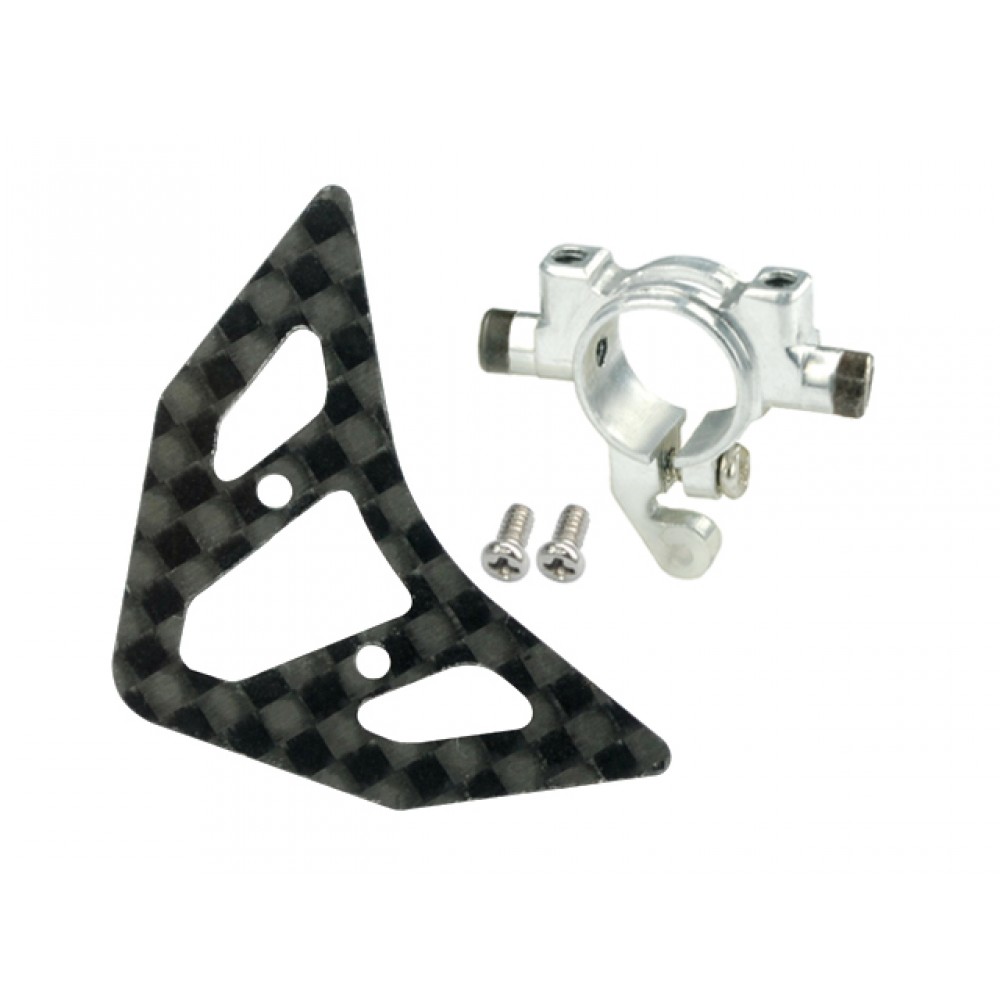 Aluminum Tail Boom Support Mount w/ Fin - BLADE 180 CFX Aluminum Tail Boom Support Mount w/ Fin - BLADE 180 CFX