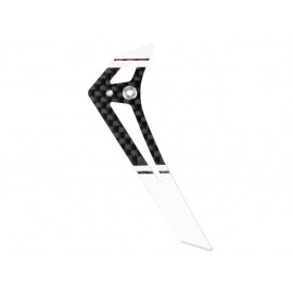 Carbon Fiber Vertical Fin (WHITE) - BLADE 180 CFX