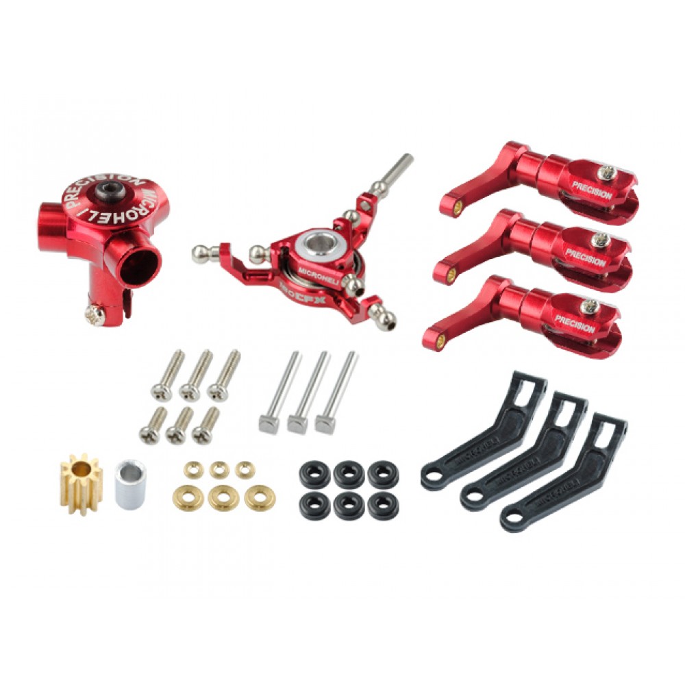 CNC Aluminum/Plastic Triple Blade Conversion set (RED) - BLADE 180 CFX / 150 S / Smart CNC Aluminum/Plastic Triple Blade Conversion set (RED) - BLADE 180 CFX / 150 S / Smart