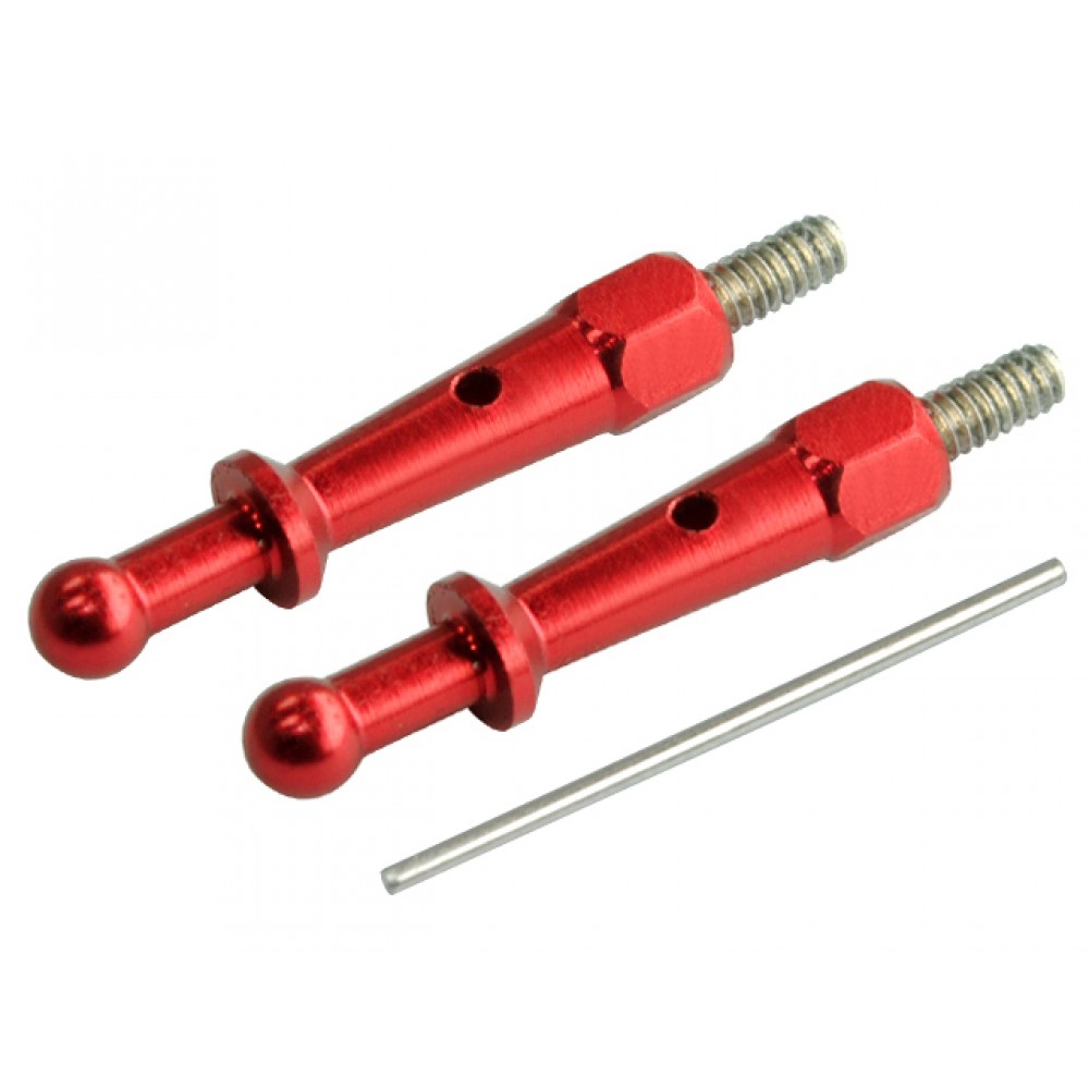 Aluminum Canopy Mount set (RED) - BLADE 180 CFX / 150 S / Smart