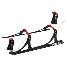 Aluminum/Carbon Fiber Landing Gear "A" Style (RED) - BLADE 180 CFX / 150 S / Smart Aluminum/Carbon Fiber Landing Gear "A" Style (RED) - BLADE 180 CFX / 150 S / Smart