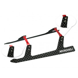 Low Profile Carbon Fiber Landing Gear "U" Style (RED) - BLADE 180 CFX / 150 S / Smart Low Profile Carbon Fiber Landing Gear "U" Style (RED) - BLADE 180 CFX / 150 S / Smart