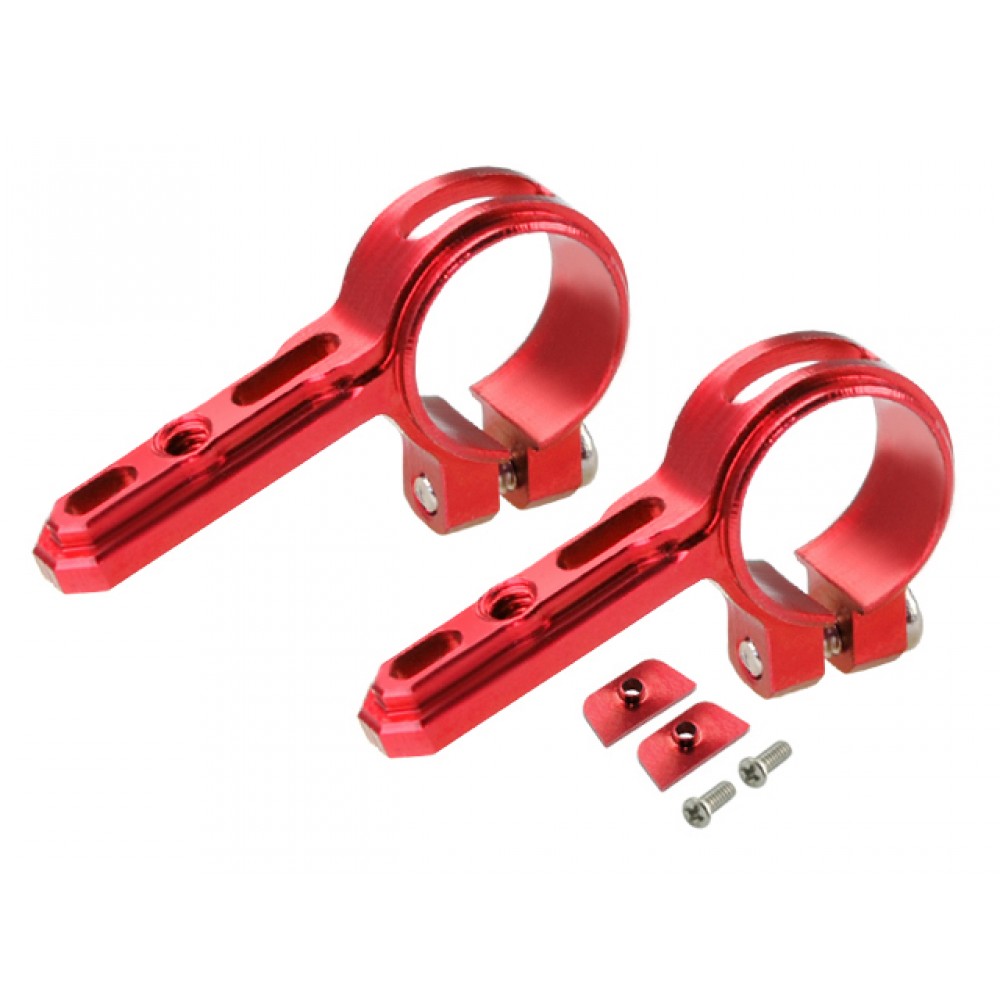 Aluminum Tail Servo Mount (RED) - BLADE 180 CFX