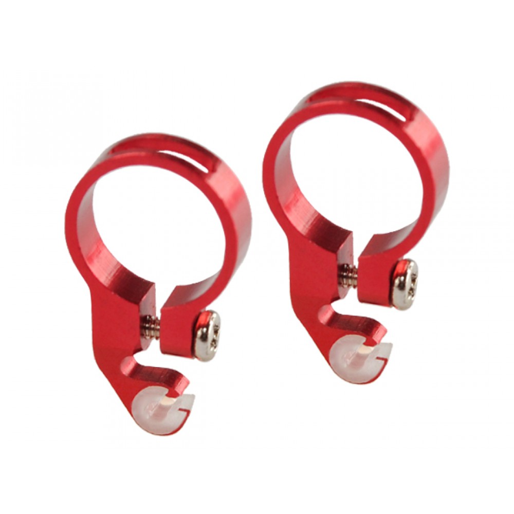 Aluminum Tail Push Rod Support (RED) - BLADE 180 CFX