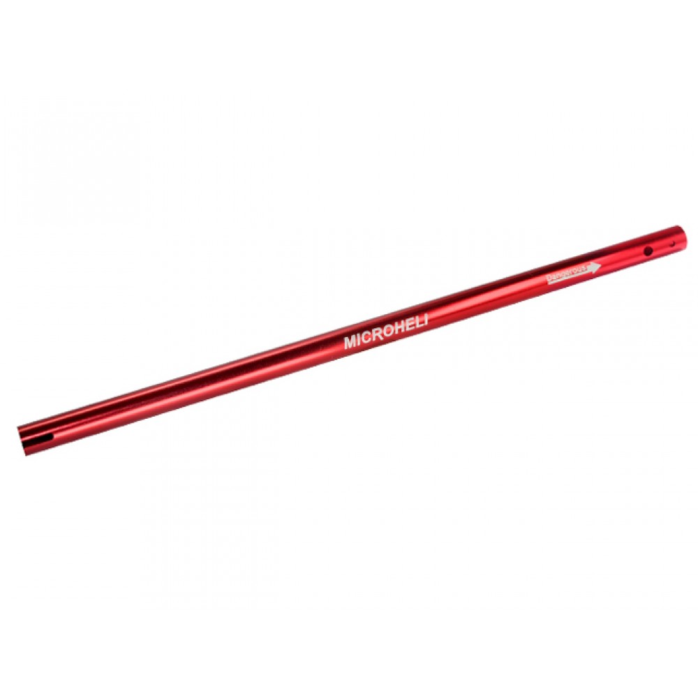 CNC AL Tail Boom (RED) (for MH Pulley/Timing Belt Conversion series)