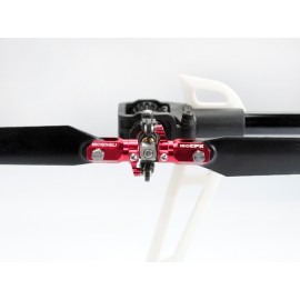 7075 Triple Bearing Weighted Tail Blade Grip set (RED) - BLADE 180 CFX 7075 Triple Bearing Weighted Tail Blade Grip set (RED) - BLADE 180 CFX