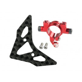 Aluminum Tail Boom Support Mount w/ Fin (RED) - BLADE 180 CFX Aluminum Tail Boom Support Mount w/ Fin (RED) - BLADE 180 CFX