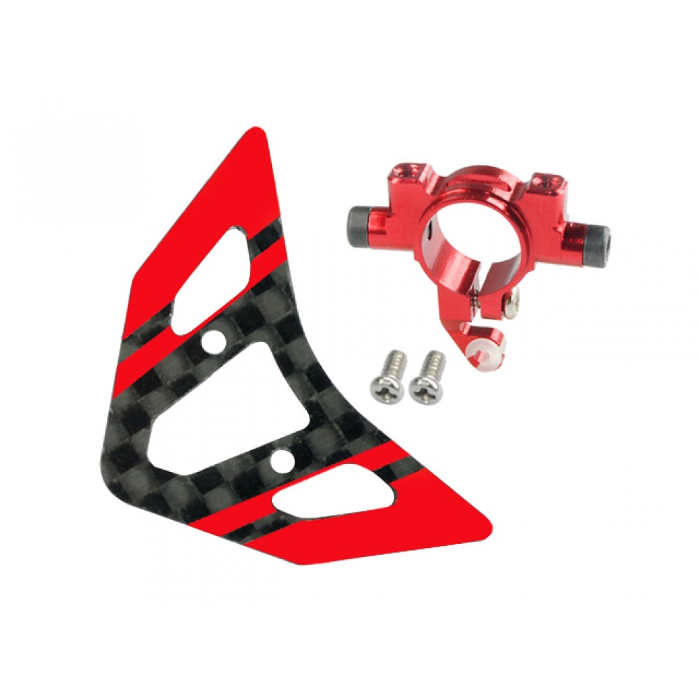 Aluminum Tail Boom Support Mount w/ Fin (R) - BLADE 180 CFX Aluminum Tail Boom Support Mount w/ Fin (R) - BLADE 180 CFX