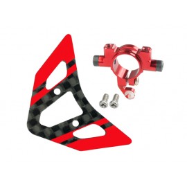 Aluminum Tail Boom Support Mount w/ Fin (R) - BLADE 180 CFX Aluminum Tail Boom Support Mount w/ Fin (R) - BLADE 180 CFX