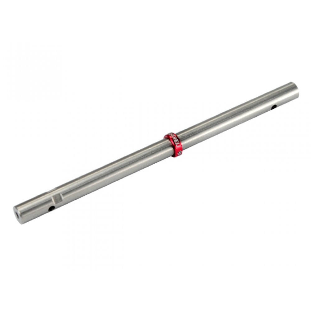 Precision CNC Solid Titanium Main Shaft/Collar set (RED) - BLADE 180 CFX / 150 S / Smart