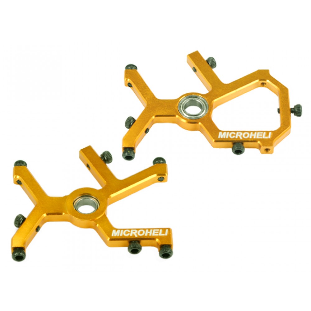7075 Aluminum Main Shaft Bearing Block (GOLD) - BLADE 180 CFX / FUSION 180 / 150 S / Smart 7075 Aluminum Main Shaft Bearing Block (GOLD) - BLADE 180 CFX / FUSION 180 / 150 S / Smart