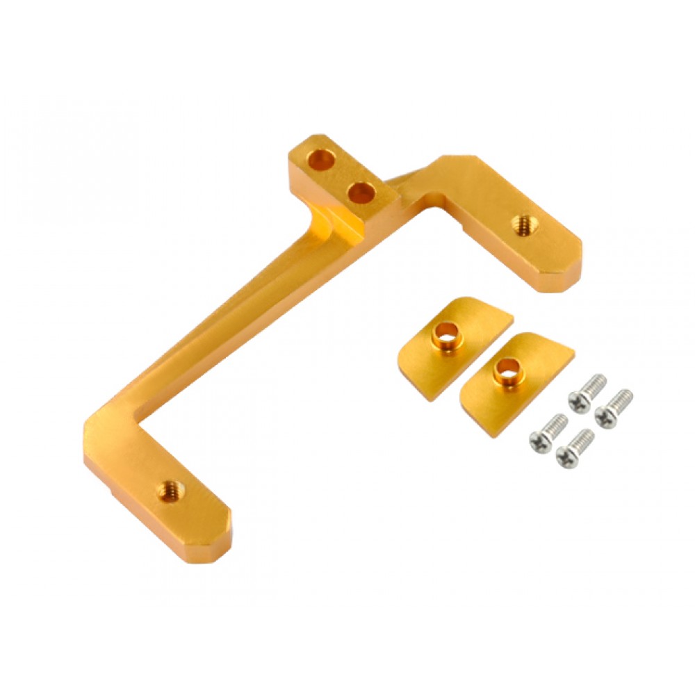 Aluminum Tail Servo Mount (GOLD) (for Tail Boom/Servo Mount series)