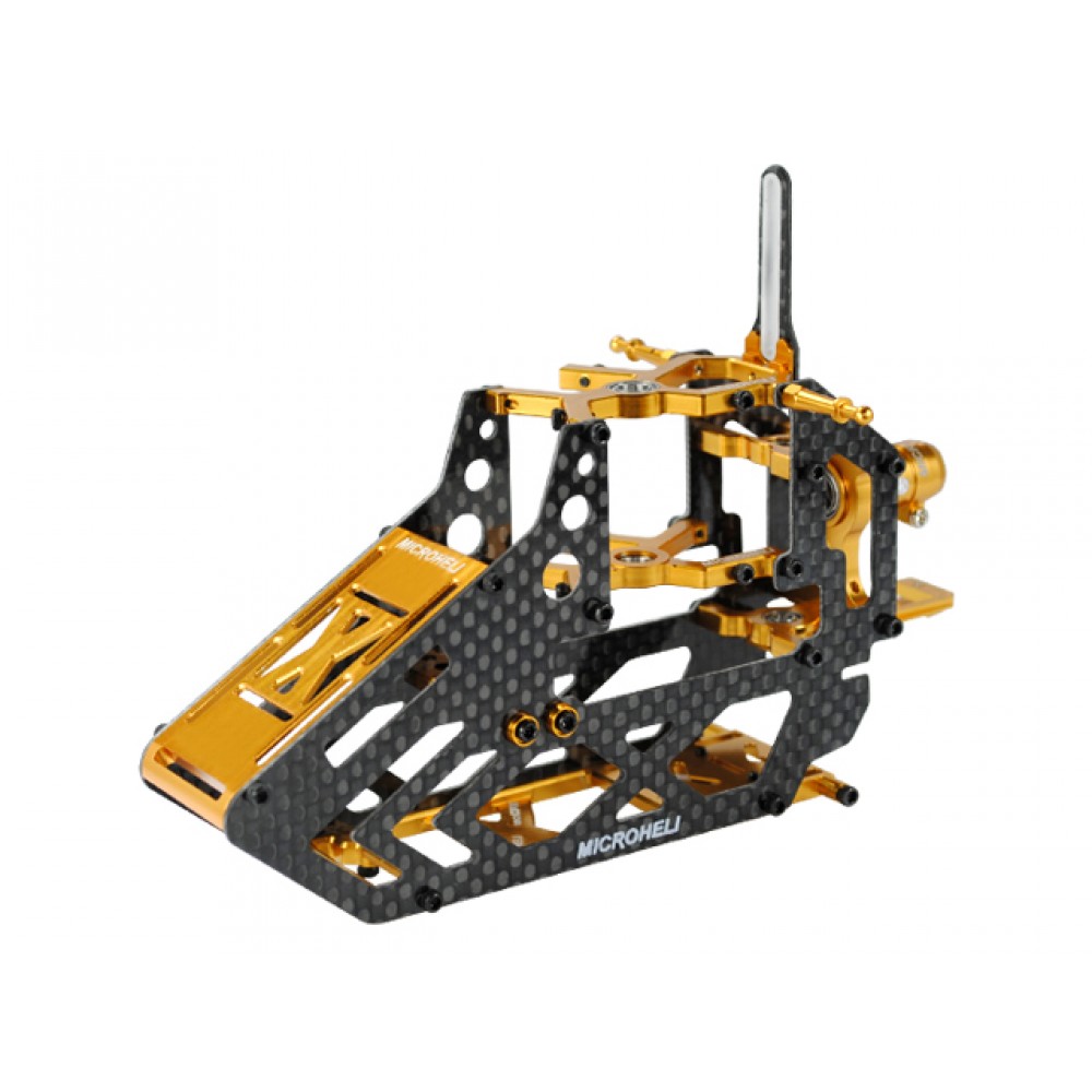 Aluminum/Carbon Fiber Main Frame (GOLD) - BLADE 180 CFX