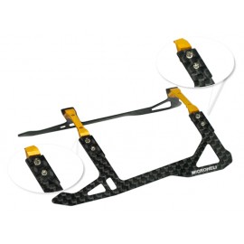 Aluminum/Carbon Fiber Landing Gear "F" Style (GOLD) - BLADE 180 CFX / 150 S / Smart