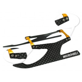 Aluminum/Carbon Fiber Landing Gear "I" Style (GOLD) - BLADE 180 CFX / 150 S / Smart Aluminum/Carbon Fiber Landing Gear "I" Style (GOLD) - BLADE 180 CFX / 150 S / Smart