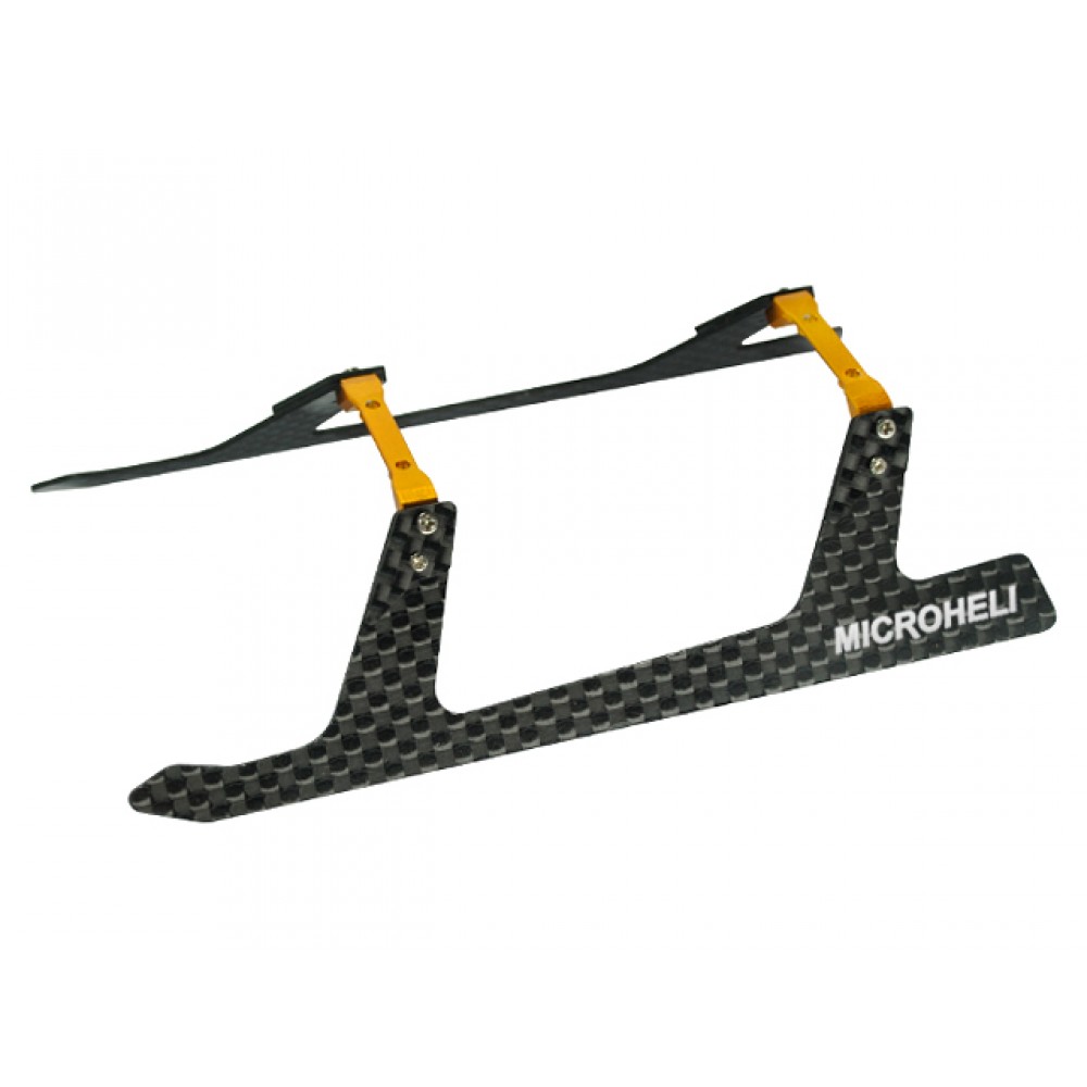 Aluminum/Carbon Fiber Landing Gear "U" Style (GOLD) - BLADE 180 CFX / 150 S / Smart