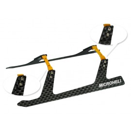 Aluminum/Carbon Fiber Landing Gear "U" Style (GOLD) - BLADE 180 CFX / 150 S / Smart