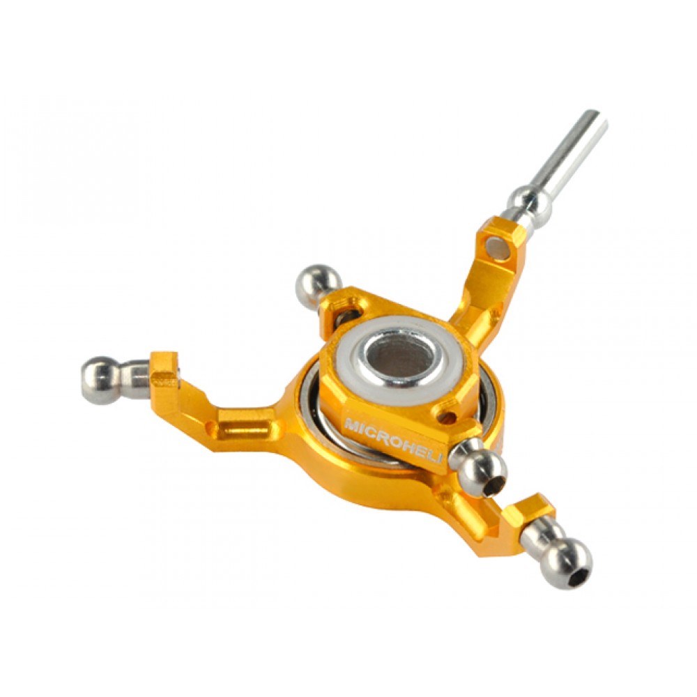 Precision CNC Titanium X Swashplate (GOLD) - BLADE 180 CFX / FUSION 180 / 150 S / Smart Precision CNC Titanium X Swashplate (GOLD) - BLADE 180 CFX / FUSION 180 / 150 S / Smart