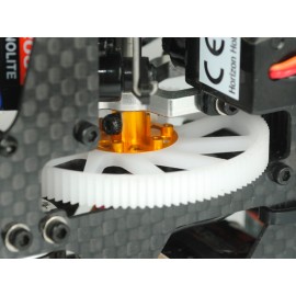CNC Delrin Main Gear w/ Adjustable Hub set (GOLD) - BLADE 180 CFX / 150 S / Smart CNC Delrin Main Gear w/ Adjustable Hub set (GOLD) - BLADE 180 CFX / 150 S / Smart
