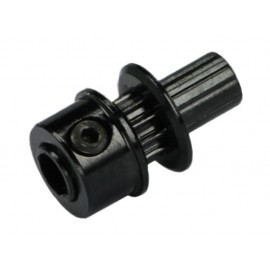 Aluminum Tail Drive Pulley (BLACK) (for MH Pulley/Timing Belt Conversion series) Aluminum Tail Drive Pulley (BLACK) (for MH Pulley/Timing Belt Conversion series)