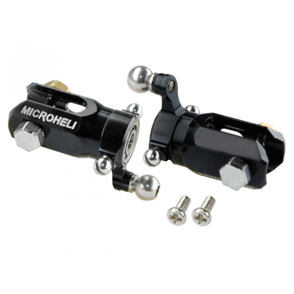 7075 Triple Bearing Weighted Tail Blade Grip set (BLACK) - BLADE 180 CFX 7075 Triple Bearing Weighted Tail Blade Grip set (BLACK) - BLADE 180 CFX