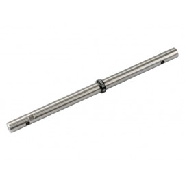 Precision CNC Solid Titanium Main Shaft/Collar set (BLACK) - BLADE 180 CFX / 150 S / Smart