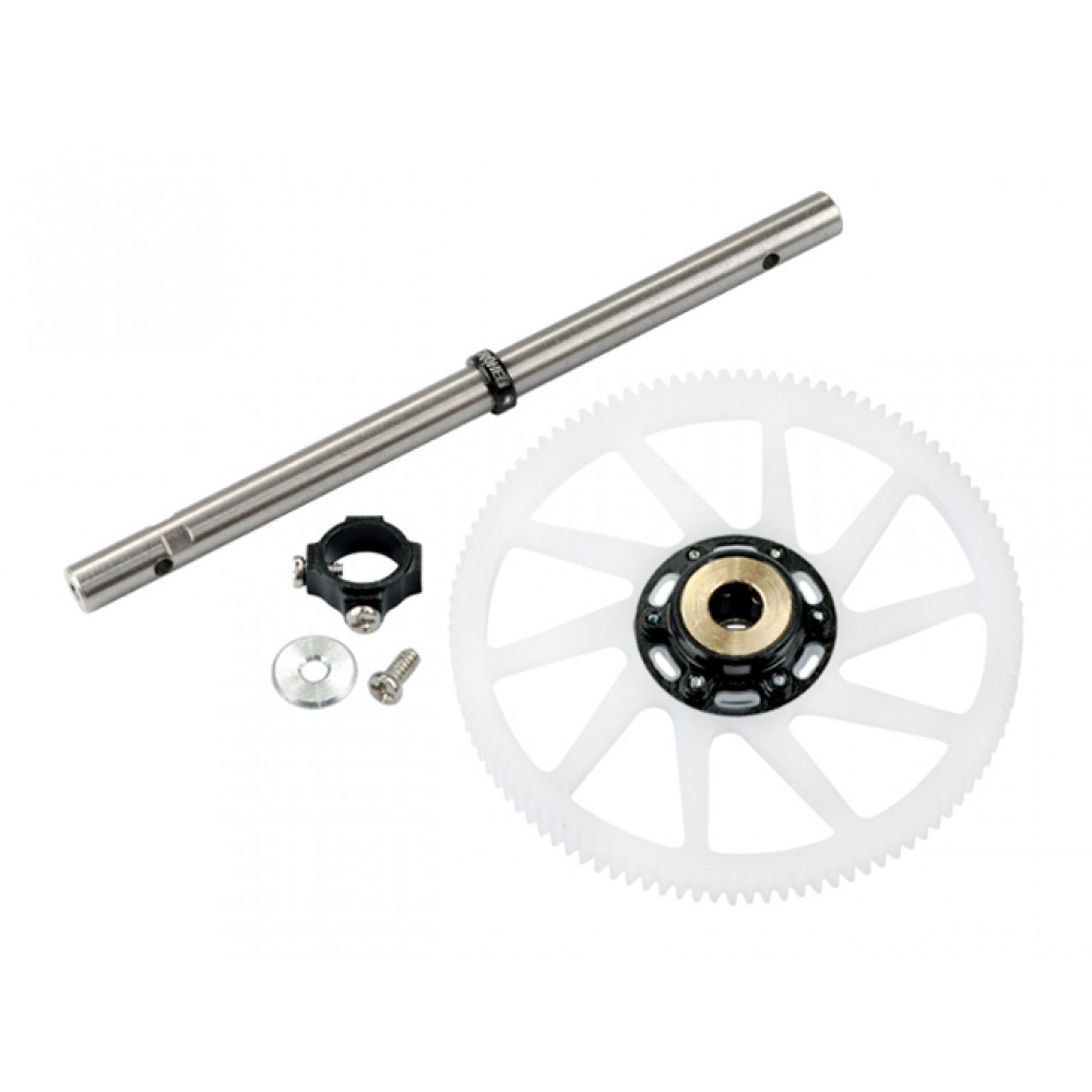 Titanium Main Shaft/CNC Delrin Main Gear/Auto-Rotation Hub set (BLACK) - BLADE 180 CFX / 150 S / Smart Titanium Main Shaft/CNC Delrin Main Gear/Auto-Rotation Hub set (BLACK) - BLADE 180 CFX / 150 S / Smart