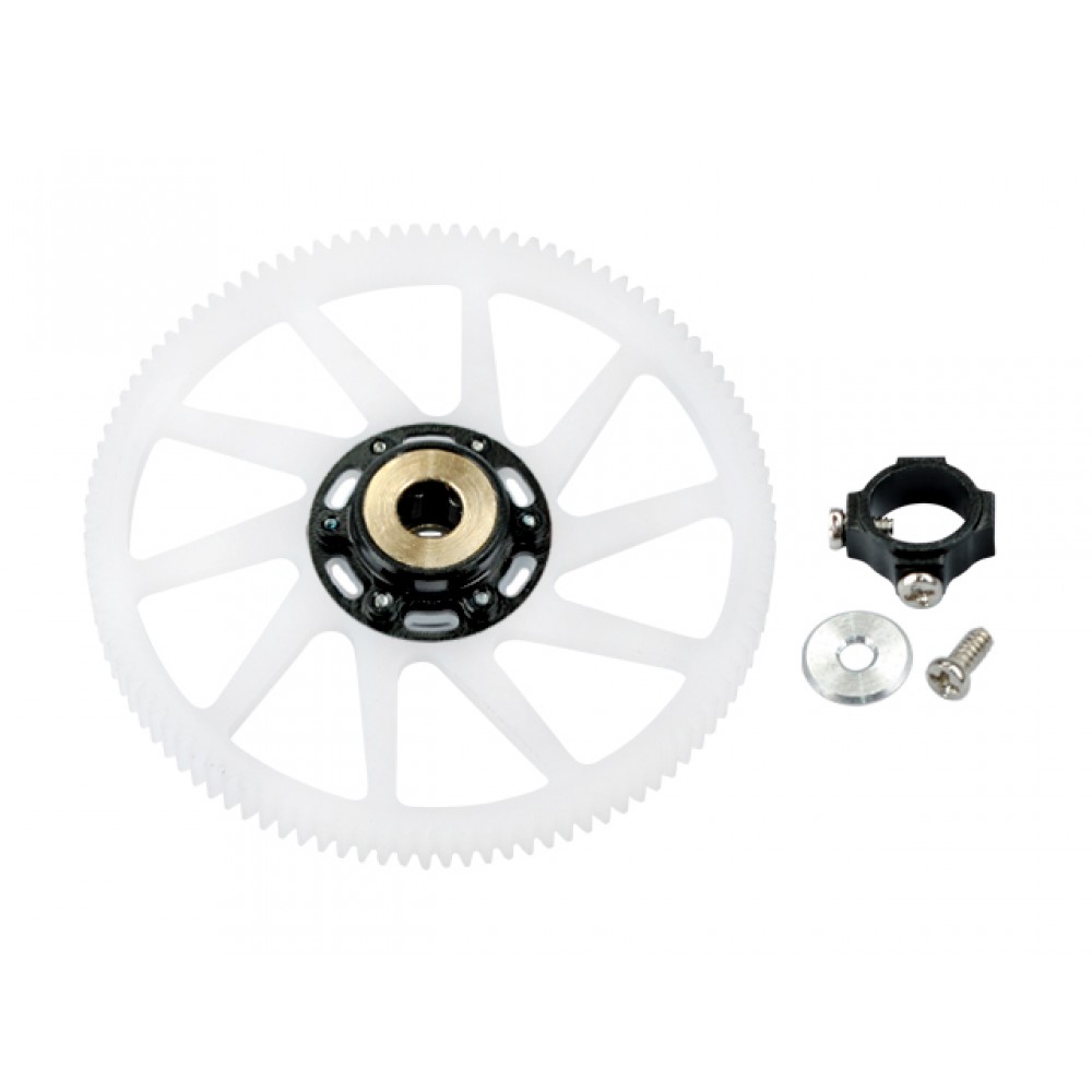 CNC Delrin Main Gear w/ Auto-Rotation Hub set (BLACK) (for MH-18FX067X series) CNC Delrin Main Gear w/ Auto-Rotation Hub set (BLACK) (for MH-18FX067X series)