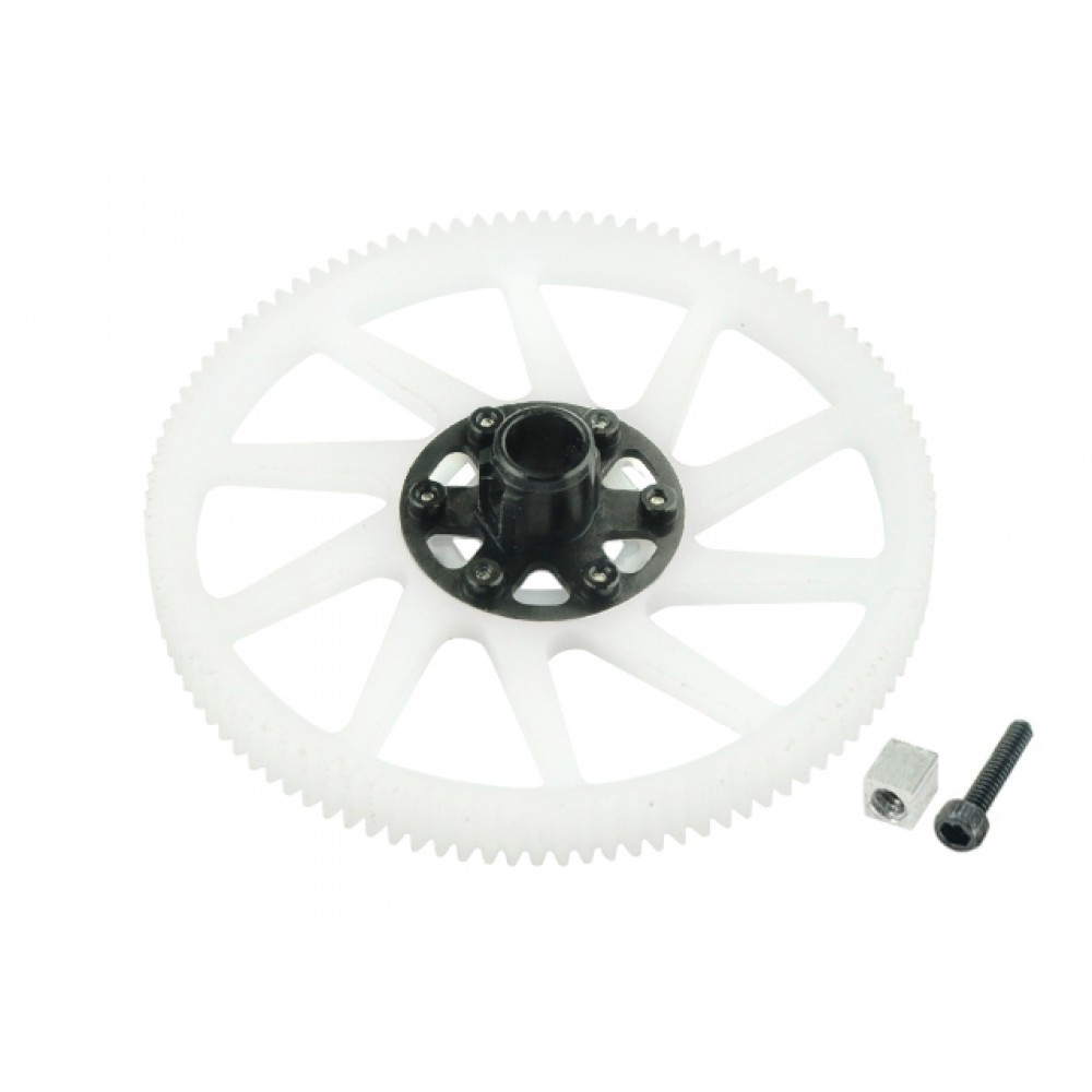 CNC Delrin Main Gear w/ Adjustable Hub set (BLACK) - BLADE 180 CFX / 150 S / Smart CNC Delrin Main Gear w/ Adjustable Hub set (BLACK) - BLADE 180 CFX / 150 S / Smart