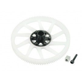 CNC Delrin Main Gear w/ Adjustable Hub set (BLACK) - BLADE 180 CFX / 150 S / Smart