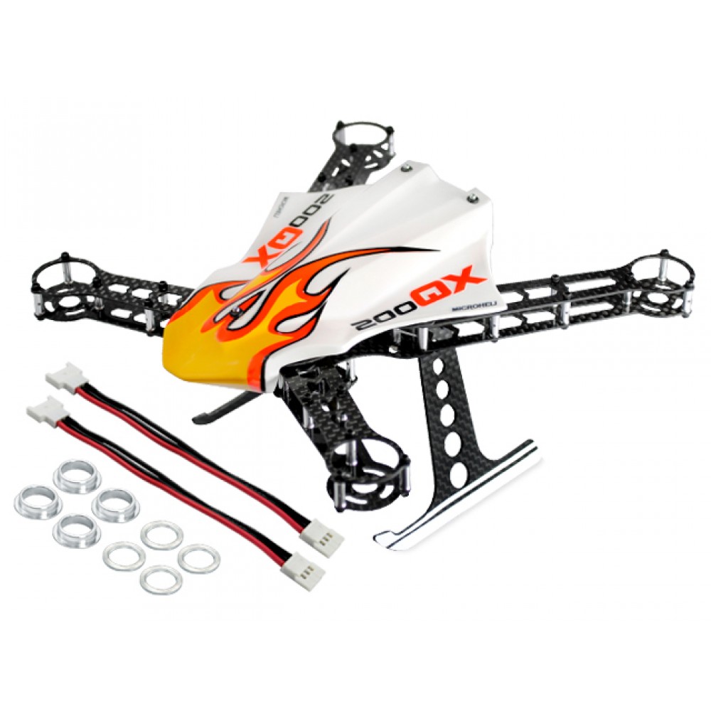 Aluminum/Carbon Fiber/Fiberglass Quadcopter Kit - BLADE 200 QX
