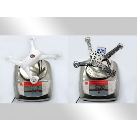 CNC Aluminum/Carbon Fiber Quadcopter Frame Kit - BLADE 200 QX 