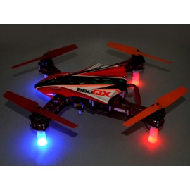 Aluminum/Delrin Landing Gear (RED) - BLADE 200 QX