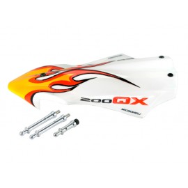 Airbrush Fiberglass Solar Flare Canopy (for MH Quadcopter Kit)