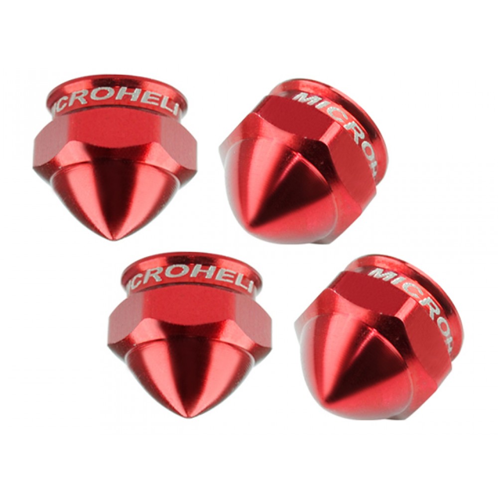 Aluminum Motor Nut set (RED) - BLADE 200 QX