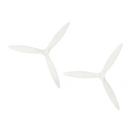 Plastic 3D 3 Blade Propeller 4535 CW (WHITE) - BLADE 200 QX