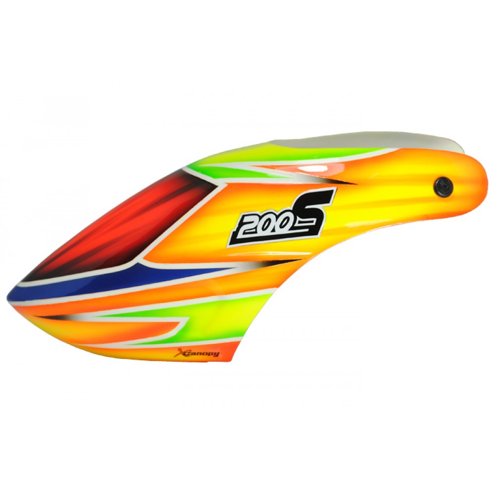 XCanopy Airbrush Fiberglass Feckago Canopy - BLADE 200S XCanopy Airbrush Fiberglass Feckago Canopy - BLADE 200S