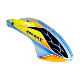 XCanopy Airbrush Fiberglass Black Eyes Canopy - BLADE 200 SRX