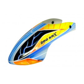 XCanopy Airbrush Fiberglass Black Eyes Canopy - BLADE 200 SRX