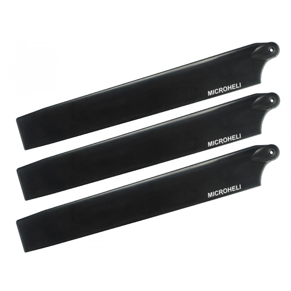 Plastic Triple Main Blade 150mm (for MH Triple Blade Conversion set) - BLADE 200 SRX/ 200 S (BK)