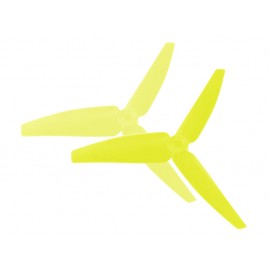Plastic 3 Blade Propeller 82mm Tail Blade (YELLOW) - BLADE 200 SRX/ 200 S