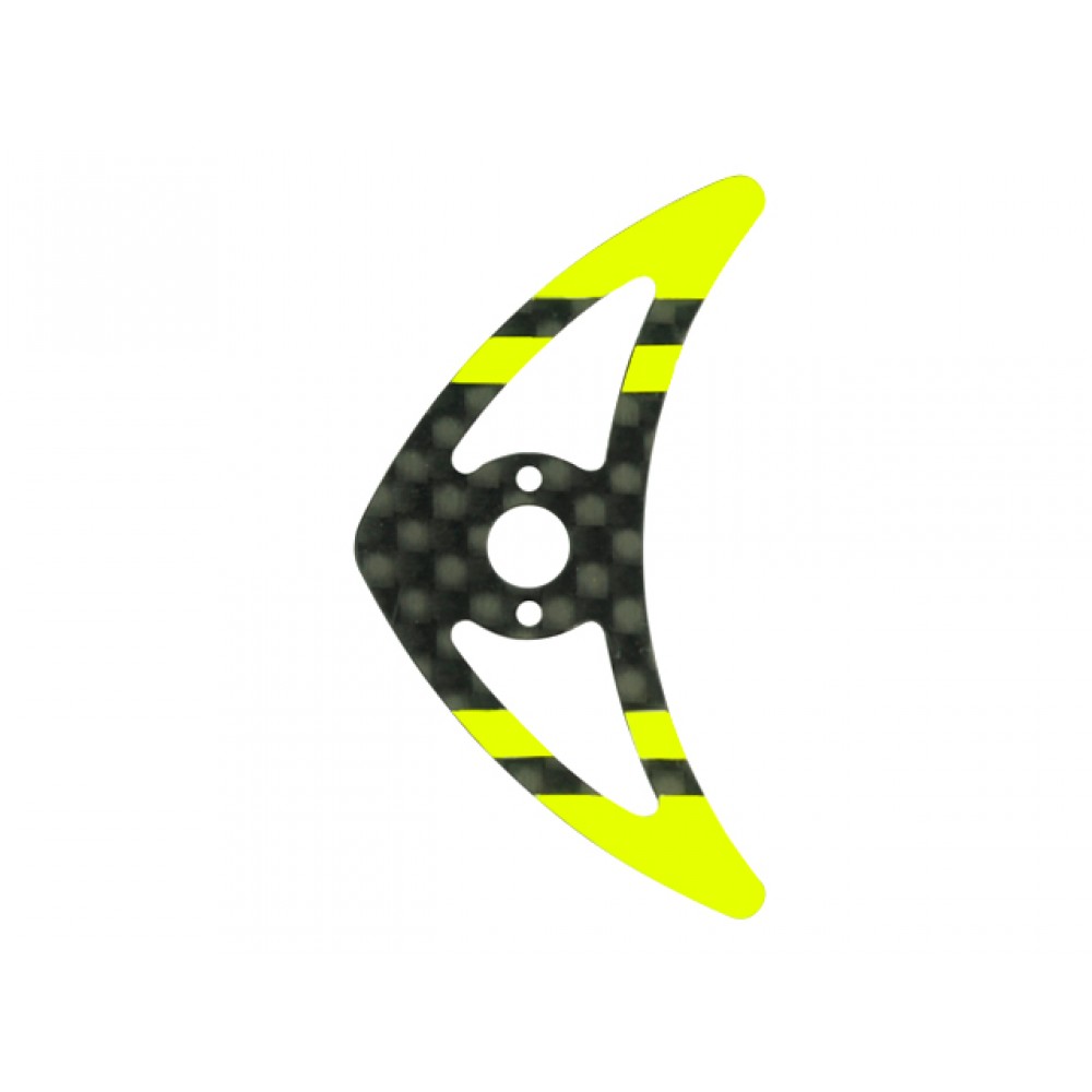 Carbon Fiber Horizontal Fin (YELLOW) - BLADE 200 SRX